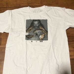Jake the snake Roberts Rook large white shirt